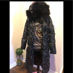 Full length puffer coat